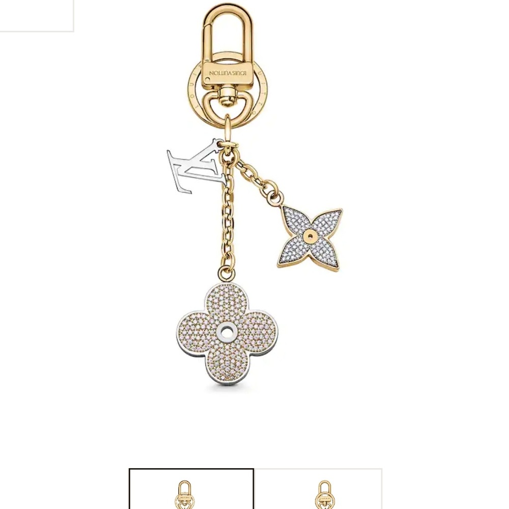 Louis Vuitton Flower Strass Keychain - Picture 6 of 6
